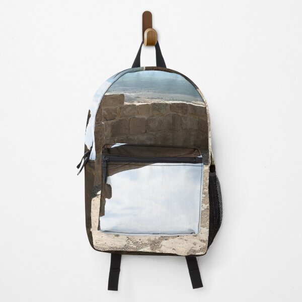 Item preview, Vertical view through arch inside River Bend Overlook shelter designed and sold by lisavonbiela.