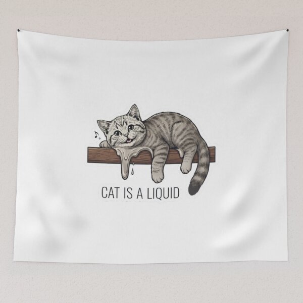 Item preview, Cat Is A Liquid Melting Kitten designed and sold by PrintforDesign.