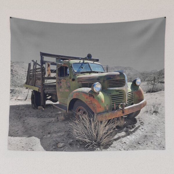 Item preview, old faded farm ranch truck  designed and sold by TheFuturePassed.