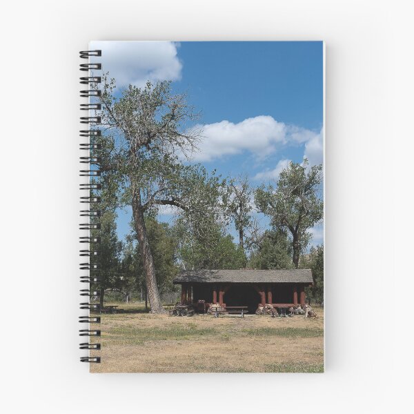 Item preview, Juniper Picnic Shelter at Theodore Roosevelt National Park designed and sold by lisavonbiela.