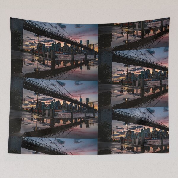 Item preview, Brooklyn Bridge Sundown designed and sold by ShootFirstNYC.