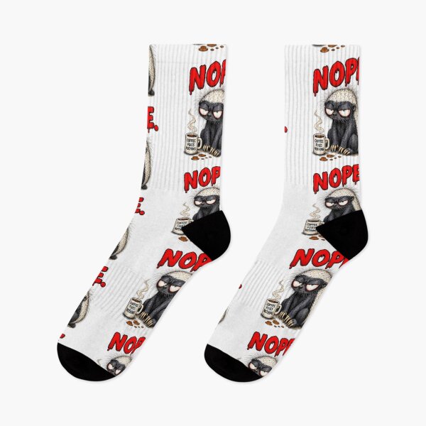Item preview, Nope Coffee Fixes Nothing Honey Badger designed and sold by paintingnou.