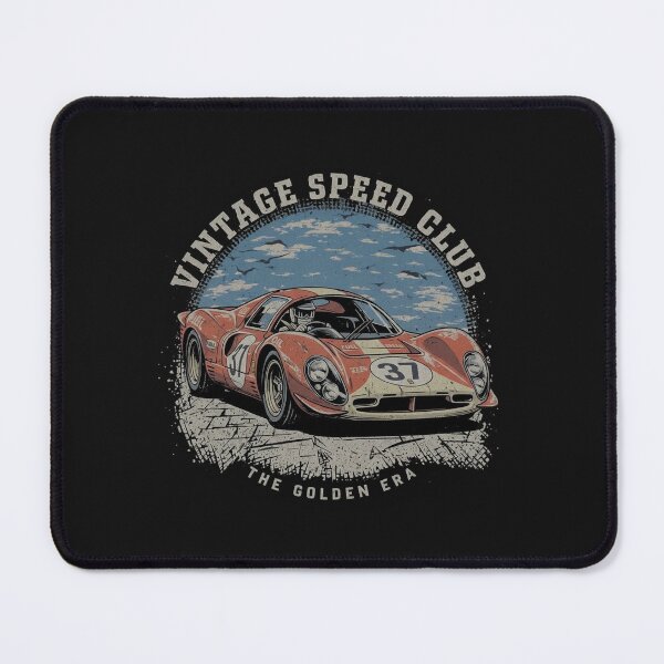 Item preview, The Golden Era Retro Red Sports Car Art designed and sold by AgdBol.