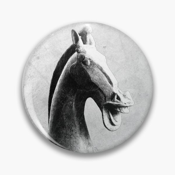 Item preview, Han Dynasty Ceramic Horse Head Profile designed and sold by Ghoul Enterprises.