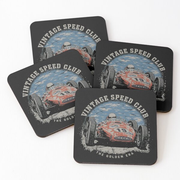 Item preview, The Golden Era Retro Red Grand Prix Illustration designed and sold by AgdBol.