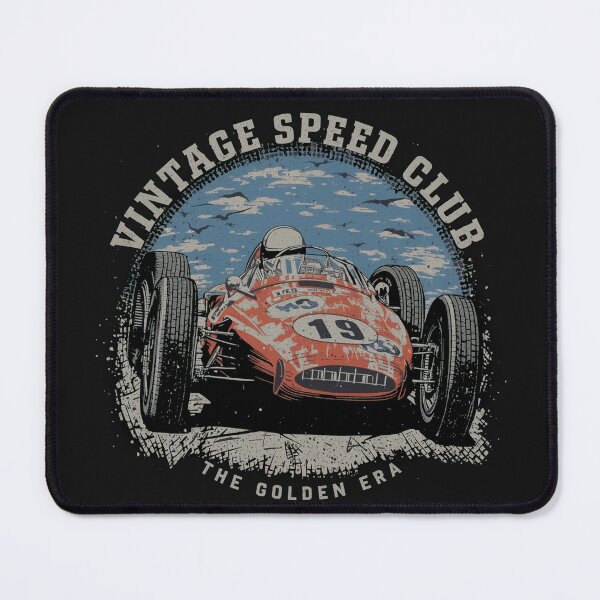 Item preview, The Golden Era Retro Red Grand Prix Illustration designed and sold by AgdBol.