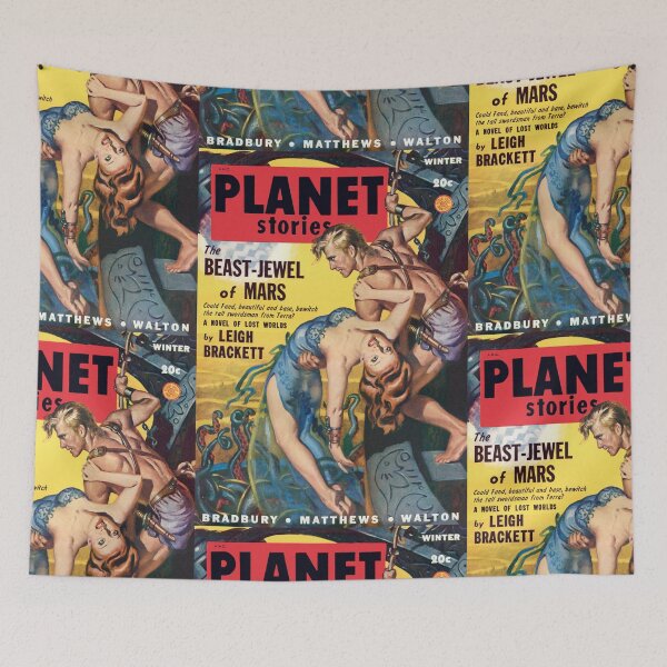 Item preview, Planet Stories Magazine (Winter 1948) "The Beast-Jewel of Mars" designed and sold by centuryretromedia.