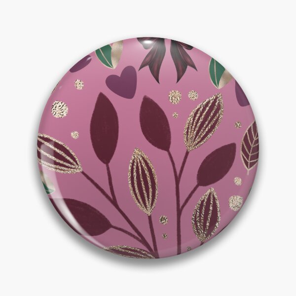 Item preview, Burgundy Bows & Golden Botanical Garden – Romantic Pink Phone designed and sold by Britishdelights.