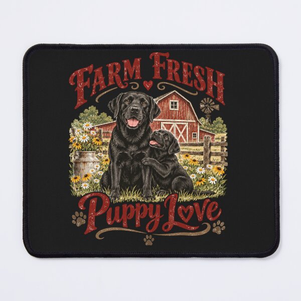 Item preview, Farm Fresh Puppy Love Design designed and sold by PawPlanetPro.