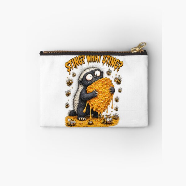 Item preview, Sting What Sting Honey Badger Honeycomb designed and sold by paintingnou.
