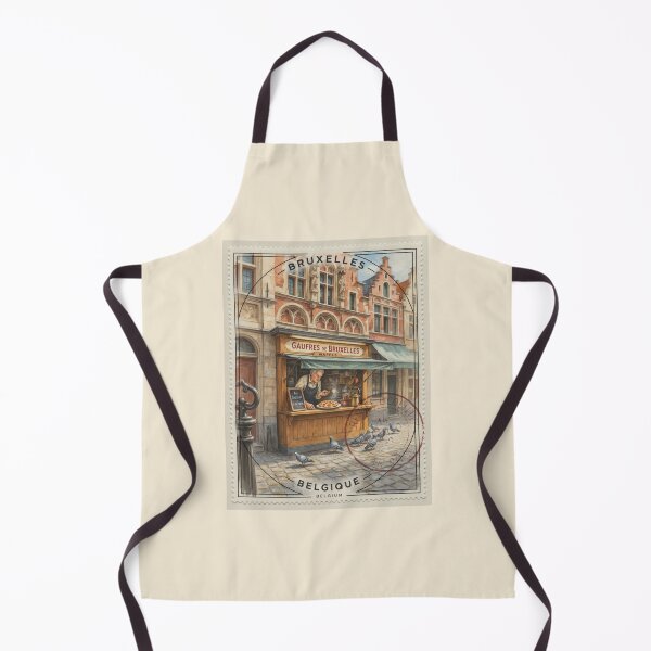 Item preview, Brussels Waffle Street Stall — Belgian Dessert Art designed and sold by stickercuffs.