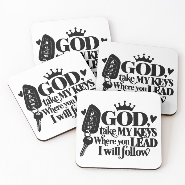 Item preview, god take my keys where you lead i will follow designed and sold by OCD_JESSICA.
