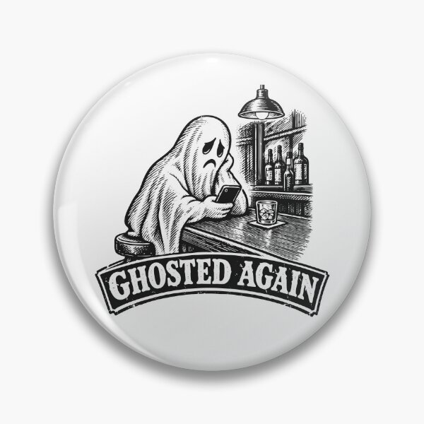 Item preview, Ghosted Again (with Black Lettering) designed and sold by VelvetRoom.