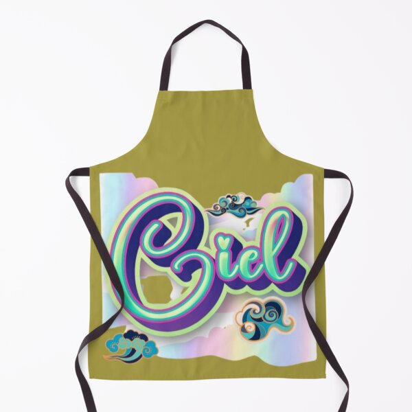 Item preview, Ciel French Word For Sky Celestial Cloud Pastel Typography Art designed and sold by Miheerala.
