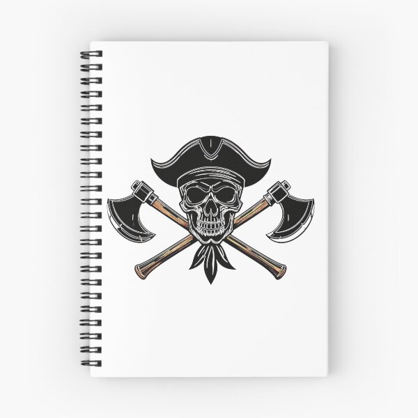 Item preview, Pirate Skull Cross Axes Illustration designed and sold by BetweenForms.