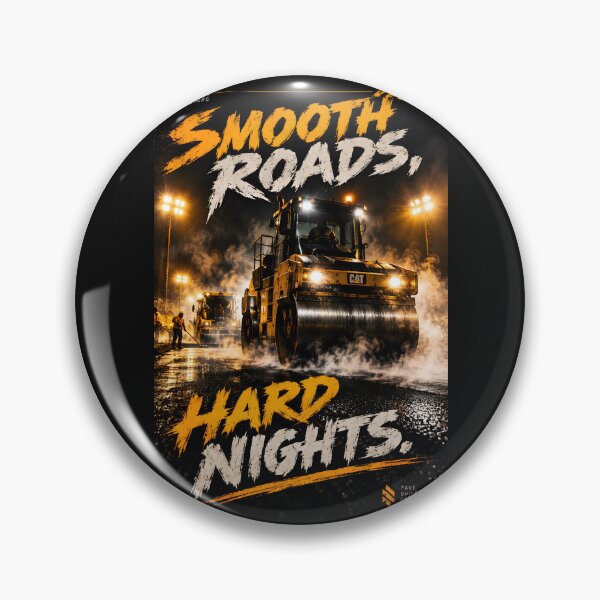 Item preview, Smooth Roads Hard Nights Asphalt Paving Shirt designed and sold by StudioBilly3000.