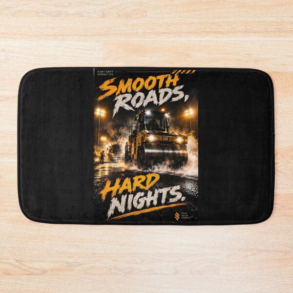 Item preview, Smooth Roads Hard Nights Asphalt Paving Shirt designed and sold by StudioBilly3000.