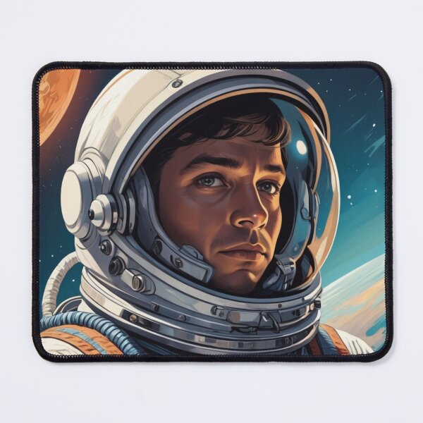 Item preview, Comic Book Astronaut Portrait designed and sold by GenesisArtis.
