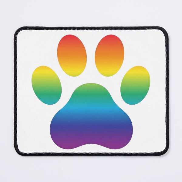 Item preview, Minimalist Rainbow Dog Paw Print - Simplicity Collection designed and sold by Goodthingstree.