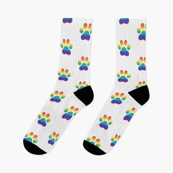 Item preview, Minimalist Rainbow Dog Paw Print - Simplicity Collection designed and sold by Goodthingstree.