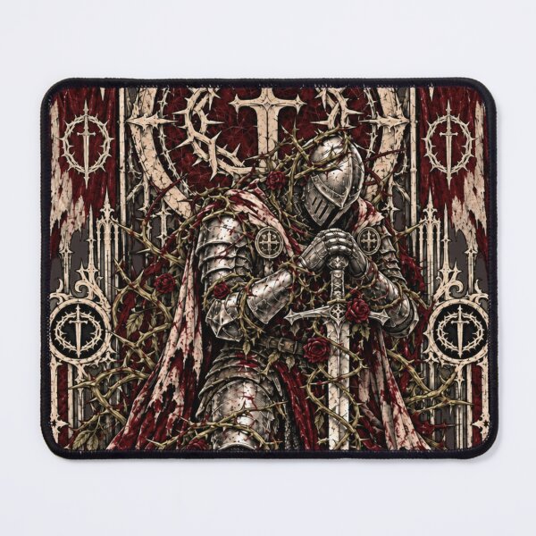 Item preview, The Thornbound Knight Dark Fantasy designed and sold by Ashen Threads Studio.