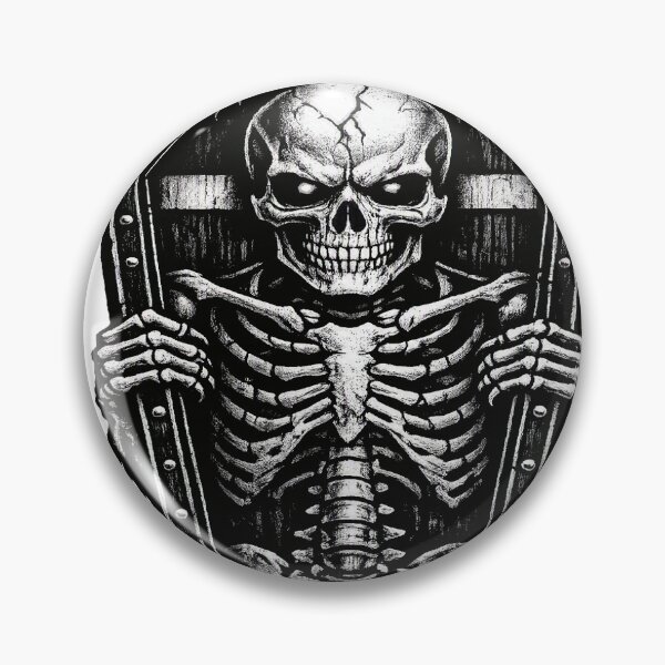 Item preview, Skeleton Rising From Gothic Coffin designed and sold by peteys71.