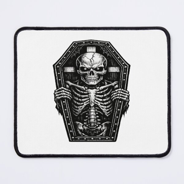 Item preview, Skeleton Rising From Gothic Coffin designed and sold by peteys71.