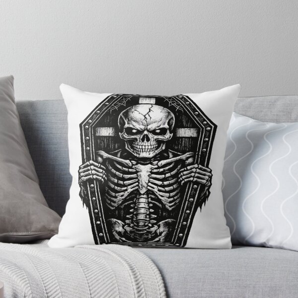 Item preview, Skeleton Rising From Gothic Coffin designed and sold by peteys71.