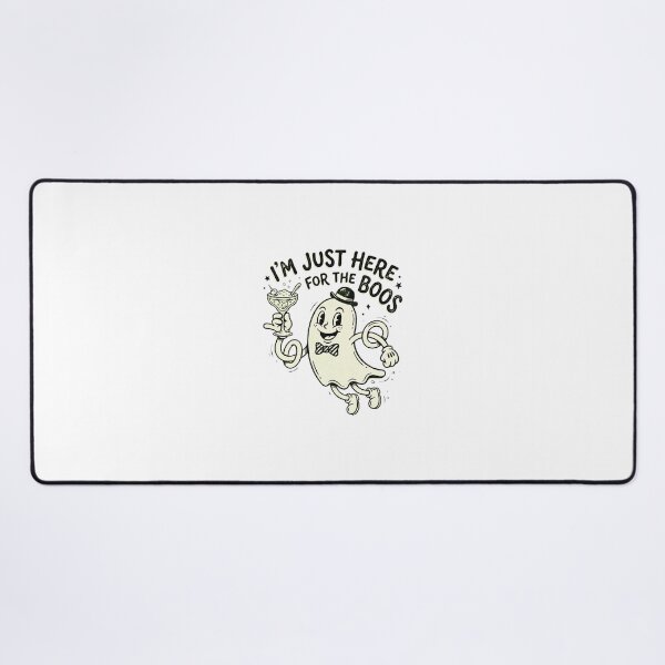 Item preview, I'm Just Here For The Boos - Retro Rubber Hose Ghost designed and sold by AOG-DESIGNS.