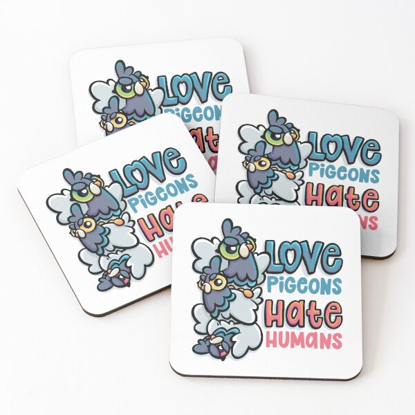 Item preview, Love Pigeons, Hate Humans designed and sold by SketchesWSara.