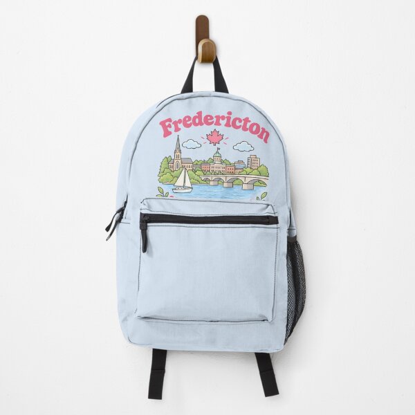 Item preview, Fredericton Canada Cute Pink Kawaii City designed and sold by HowToCanadian.