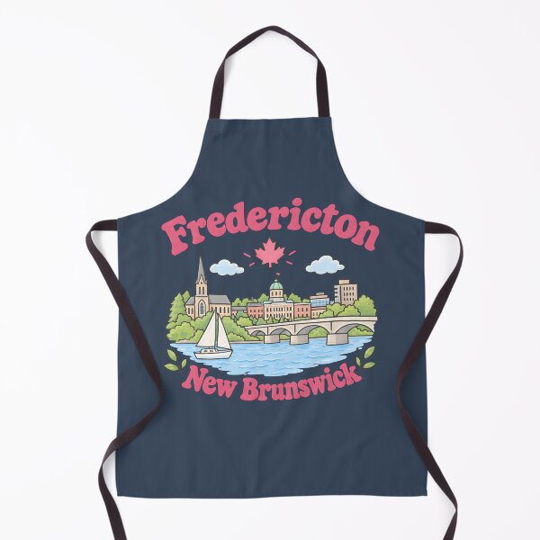 Item preview, Fredericton Canada Cute Pink Kawaii City designed and sold by HowToCanadian.