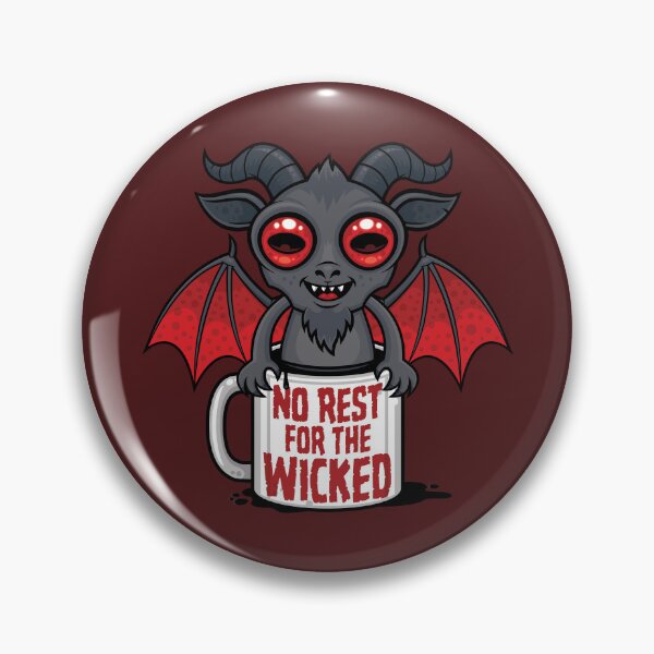 Item preview, No Rest for the Wicked Coffee Demon designed and sold by fizzgig.