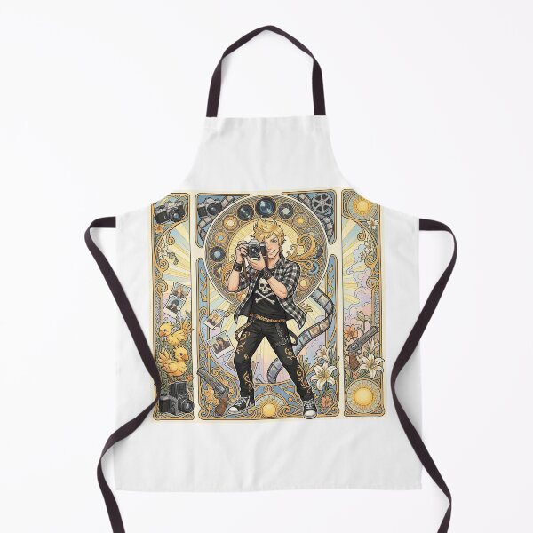 Item preview, Prompto in the style of Alphonse Mucha designed and sold by Solace Sparkles.