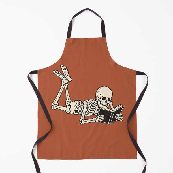 Item preview, Cozy Goth Skeleton Reader designed and sold by POD DYNASTY | Original Print On Demand T-Shirt Graphics.