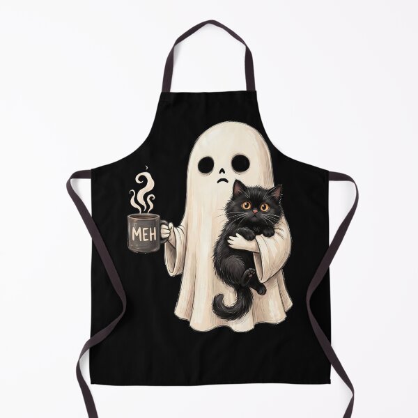 Item preview, Cute Halloween Ghost Spooky, Black Cat Shirt  designed and sold by MalwasBasket.