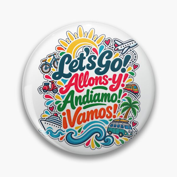 Item preview, Let’s Go - Travel Adventure Typography Design designed and sold by newnomads-art.