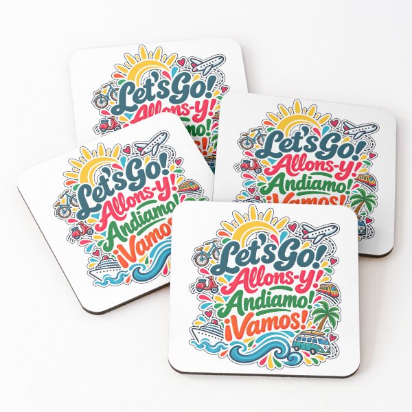 Item preview, Let’s Go - Travel Adventure Typography Design designed and sold by newnomads-art.