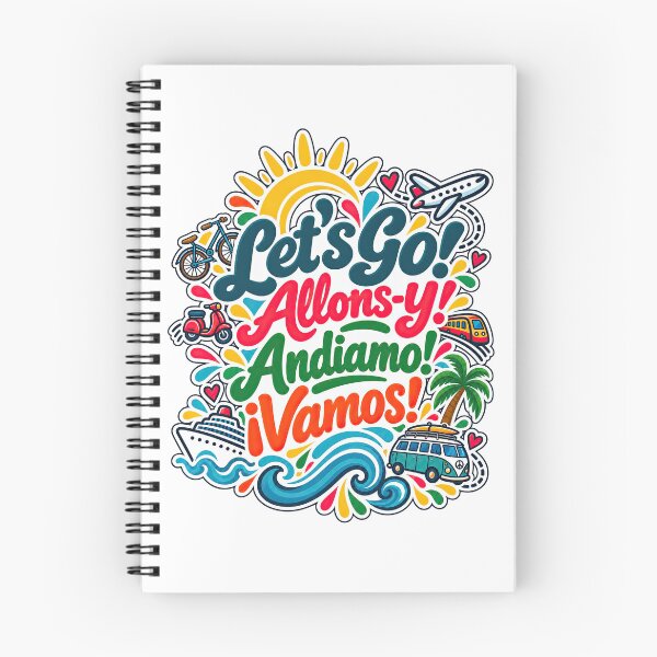Item preview, Let’s Go - Travel Adventure Typography Design designed and sold by newnomads-art.