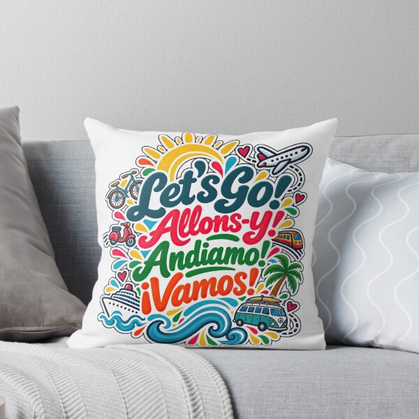 Item preview, Let’s Go - Travel Adventure Typography Design designed and sold by newnomads-art.