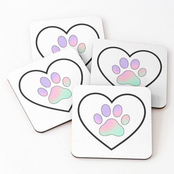 Item preview, Pastel Footprint on Heart - Simplicity Collection designed and sold by Goodthingstree.