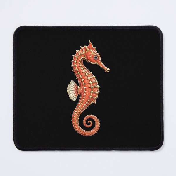 Item preview, Elegant Seahorse Art, Detailed Coral Design designed and sold by gkhanco.