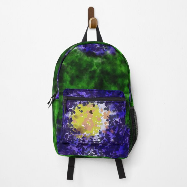 Item preview, Abstract Indigo Violet Flower - Pointillist Floral Art designed and sold by BalkanBloomArt.