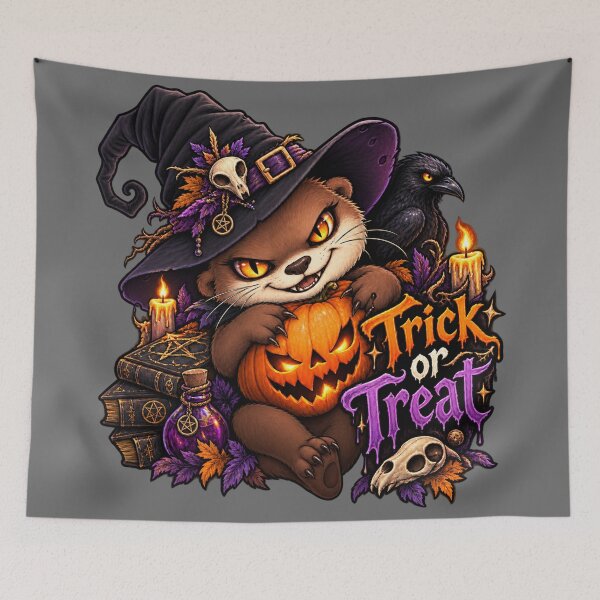 Item preview, Funny Otter Meme Collection - Trick or Treat Spooky Otter Halloween Meme designed and sold by MiraLumeStudio.