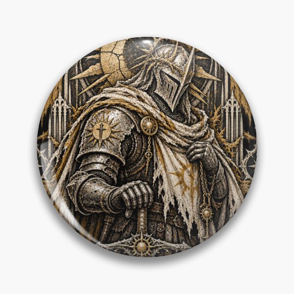 Item preview, The Pale Sun Knight Dark Fantasy designed and sold by Ashen Threads Studio.