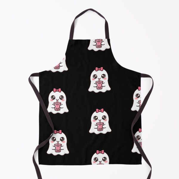 Item preview, Cute Pink Boba Ghost | Kawaii Halloween | Coquette Spooky Season Sticker designed and sold by Aisha Reda.