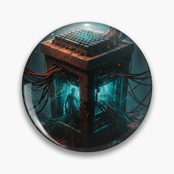 Item preview, Cyber-Sarcophagus Brutalist Art // Industrial Ruins designed and sold by codex antique.