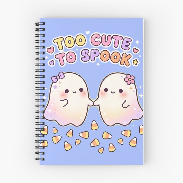 Item preview, Too Cute To Spook - Kawaii Ghosts Holding Hands designed and sold by AOG-DESIGNS.