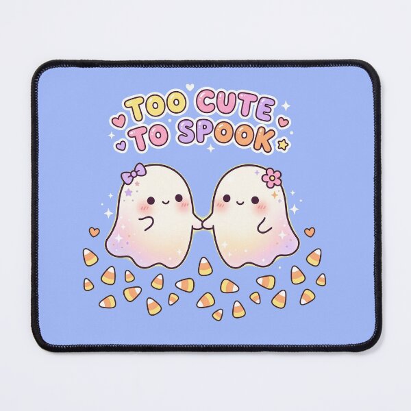 Item preview, Too Cute To Spook - Kawaii Ghosts Holding Hands designed and sold by AOG-DESIGNS.