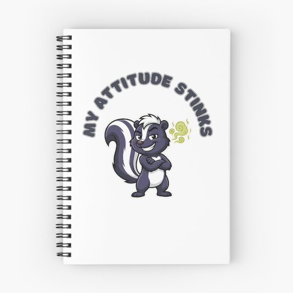 Item preview, My Attitude Stinks Sarcastic Funny Skunk designed and sold by ZeroContextArt.